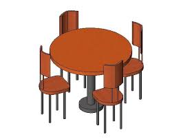 Metric dining tableset with dim & material parameters and dimension guide. Revitcity Com Object 4 Top Round 3 Diameter Fast Food Restaurant Table Chairs Restaurant Tables Table And Chairs Restaurant Seating