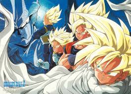 It also features the ascension of the four saiyans (goku, vegeta, gohan and future trunks) while they try to come up with ways to defeat the growing android threat. 80s 90s Dragon Ball Art