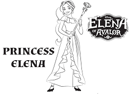 At kids n fun you will always find the nicest coloring pages first. Princess Elena Elena Of Avalor Coloring Pages Disney Movies List