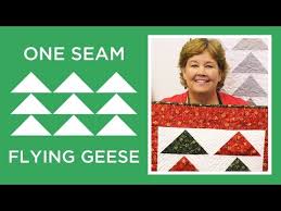 Make A One Seam Flying Geese Quilt With Jenny Doan Of