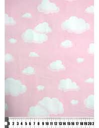Presenteie com uma linda almofada nuvem rosa! Tecido Nuvem Rosa Tricoline 100 Algodao Ref 21184