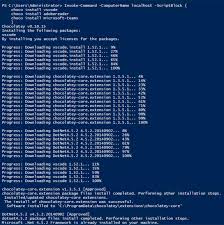 The script exports the list of software to.csv file and creates a log file. How To Install Windows Software Remotely Using Powershell And Chocolatey Petri