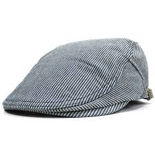 Striped Cotton Beret Little Tailor Studio Cotton Beret Mens Beret Berets Cap