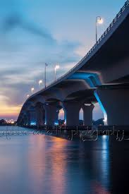 Blue Curves 8x10 Panama City Florida Hathaway Bridge Ocean Lights Sunset 35 00 Via Etsy Panama City Florida Panama City Panama Panama City Beach Fl