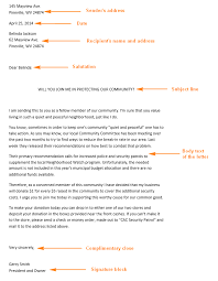 The format for the letter. Write Persuasive Request Letters Business Letter Format Samples And Tips