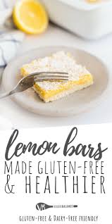Gluten Free Lemon Bars Recipe Made With A Healthy Almond Flour Crust Less Than Half The Gluten Free Lemon Bars Lemon Bars Recipe Gluten Free Lemon Bar Recipe