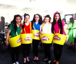 Playdoh Costume Group Halloween Costumes 4 Person Halloween Costumes Halloween Costumes