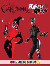 It seems that harley doesn't. Catwoman And Harley Quinn Coloring Book 2 In 1 Coloring Book For Kids And Adults Activity Book Great Starter Book For Children With Fun Easy And Relaxing Coloring Pages Westfild Angela
