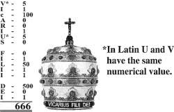 Image result for vicarius filii dei