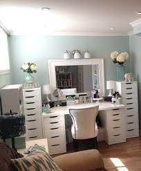 The large led mirror vanity use usb port for charging, the switch is located on the usb connection line, so you can switch easily. Ikea Vanity Set Up Novocom Top