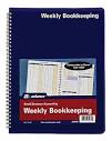 Adams Weekly Bookkeeping Book 8 12 x 11 Blue - Office Depot