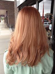 Going For It Spring Rose Gold Strawberry Blonde Hair Peach Hair Light Strawberry Blonde