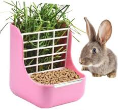 But i've run out of rabbit food. Amazon Com Stkygood Rabbit Feeder Bunny Guinea Pig Hay Feeder Hay Guinea Pig Hay Feeder Chinchilla Plastic Food Bowl Pink Pet Supplies