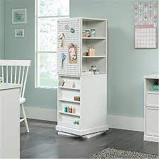 Free plans to help anyone build simple, stylish furniture at. Sauder Craft Pro Craft Tower In White Walmart Com Walmart Com
