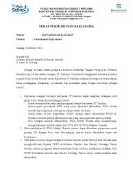 We did not find results for: Surat Permohonan Kerjasama Melati Husada