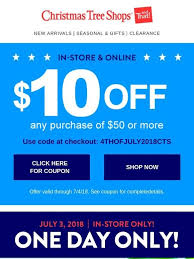 Text 47283 secret code to save $10 off orders $50+. Christmas Tree Shops Only 1 99 One Day Only In Store Only 1 Tiki Tumblers And Your Coupon Milled