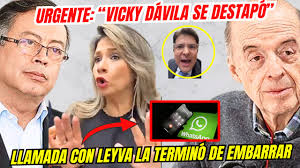 Vicky Dávila LA TERMINÓ DE EMBARRAR con audio de llamada a Alvaro Leyva, NO  PUDO MÁS Y FUE PEOR con Petro.