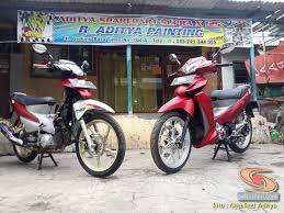 Modifikasi sederhana pada motor supra x 125 herex dapat dilakukan dengan mengubah warna dari. Modifikasi Honda Supra X 125 Warna Merah Mazda Silver Brosis Setia1heri Com
