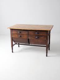 Antique Baker S Table Ca 1900 Flour Bin Table Bakers Table Workspace Tables Antique Flour Bin