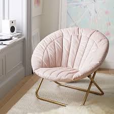 Lustre Velvet Dusty Blush Channel Stitch Hang A Round Chair In 2020 Round Chair Furniture Chairs Repurposed