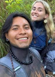 🌟 AMAZON LOVE STORY 🇪🇨 Jordan Hauenschild, an Australian who is 26 years  old, met Pitiuruk, an Ecuador indigenous male who is 24 years old