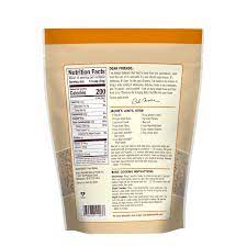 The latter is 1.2 g sugar and 15 g of dietary fiber, the rest is complex carbohydrate. Pearl Barley Bob S Red Mill