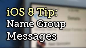 Select change name and photo under. Name A Group Message Thread In Ios 8 Ipad Iphone Ipod Touch How To Youtube