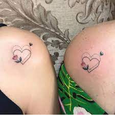 This is made on the inner finger which has an infinity symbol with a tiny simple heart at the end of it. 80 Powerful Mother Daughter Tattoos To Show Your Unbreakable Bond