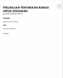 Tuan rumah bersetuju menyewakan kepada penyewa dan penyewa bersetuju menyewa dari tuan rumah untuk seluruh ruang rumah di alamat. Perjanjian Penyewaan Rumah Kami Sayang Keningau 2 0 Facebook