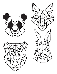 Coloriage Pixel Jeux Dessin Animaux A Imprimer Artherapie Ca Geometric Drawing Art Geometric Art