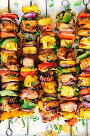 Hawaiian Teriyaki Hahnchenspiesse 3 Hahnchenspiesse Rezepte Grillgemuse Rezept