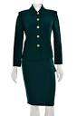 St. John Collection 2Pc Jacket & Skirt Suit in Forest Green sz 4