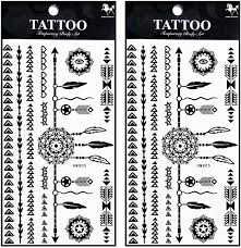 Bright and vivid or dull or plain black. Amazon Com Tattoos 2 Sheets Feather Indian Native American Temporary Tattoos For Adult Men Women Kids Waterproof Temporary Tattoo Fake Tattoos Body Art Sticker For Kid Teens Men Women Beauty Personal