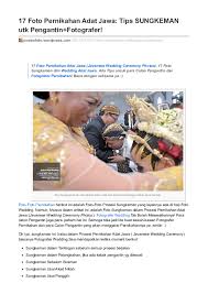 Berikut ucapan sungkem bahasa jawa. Pdf Foto Pernikahan Adat Jawa Tips Sungkeman Utk Pengantin Fotografer Wedding Mishbahul Munir Poetrafoto Photography Academia Edu