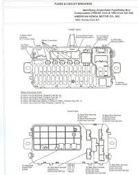 Fuso engine electric management system schematics. Ef 0252 1996 Honda Civic Fuse Box Cover Download Diagram