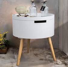 Modern Creative Round Side Coffee Table With Tabletop Tray Storage Small Table Nordic Bedroom Furniture Coffee Tables Aliexpress