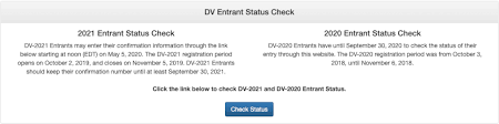 The results will remain on the portal until at least september 30, 2020, says the state department. State Department Changes Date Of Announcement Of Dv 2021 Green Card Lottery Results Forumdaily