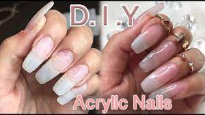 Maybe you would like to learn more about one of these? Diy How I Do My Natural Looking Acrylic Nails Lilybetzabee Youtube