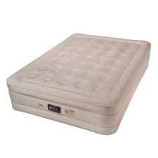 Serta 18 Queen Air Mattress With Internal Ac Pump And Neverflat Fabric Plush Top Walmart Com Mattress Design Air Mattress Air Bed