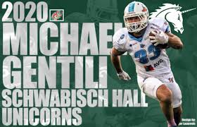 Ergebnisse, teamvergleiche und vieles mehr für das football team aus der gfl nord auf onsidekick.de! Germany S Schwabisch Hall Unicorns Sign Rb Mike Gentili
