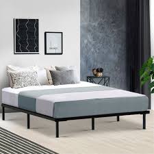 For larger mattresses (queen, king and california king), you'll want to make sure that your foundation can support the weight of your mattress as well as provide good center support so your mattress doesn't sink in the middle. Buy Metal Bed Frame Queen Size Mattress Base Platform Foundation Wooden Grays Australia