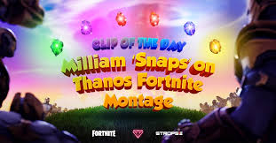 Eleven by khalid fortnite montage. Clip Of The Day Milliam Snaps On Thanos Fortnite Montage Stropse