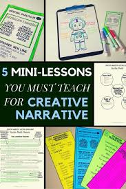 5 Mini Lessons You Must Teach For Creative Narrative Writing Creative Writing Lesson Writing Mini Lessons Narrative Writing