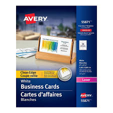 One of the easiest ways to spare is avery business card templates usage. Avery Clean Edge Laser Business Cards White 200 Pack 667527