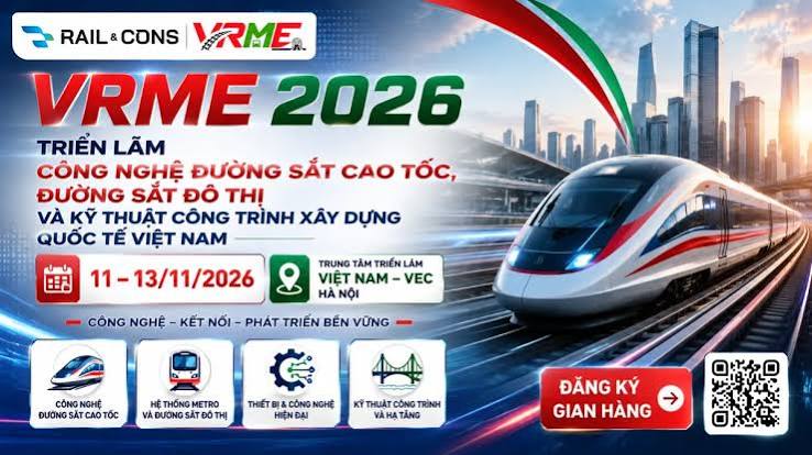 VRME 2026 – Triển lãm Công nghệ Đường sắt | VietBest® Expo