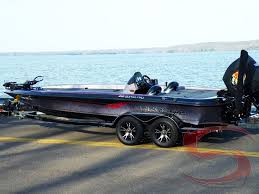 Rustproof aluminum wheel has attractive design in black. 14 X 5 5 Viper Black Machined Aluminum Trailer Wheel 5x4 5 0 Bolt Pattern