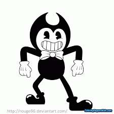 Coloring page ~ free printable bendy the ink demon colorings #13582444. Bendy And The Ink Machine Printable Coloring Pages Coloring Coloring Home