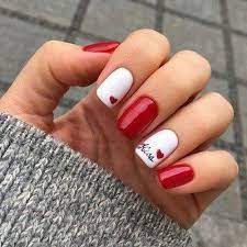 See more ideas about valentines nails, nails, nail designs. 31 Cute Valentine S Day Nails For 2019 Favnailart Com Red Nail Art Designs Nail Designs Valentines Special Nails