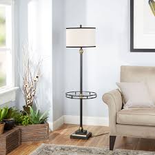 Shop our selection of floor lamps & standing lamps to brighten your home and make it more beautiful. North Oaks Olivia Floor Lamp With Shade And Glass Tray Bellacor