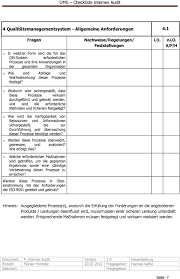 Mit dieser vorlage können sie die ergebnisse aus dem auditbericht des externen auditors zur zertifizierung nach din en iso 9001 zusammenfassen und damit . Prozessbeschreibung Internes Audit Pdf Free Download